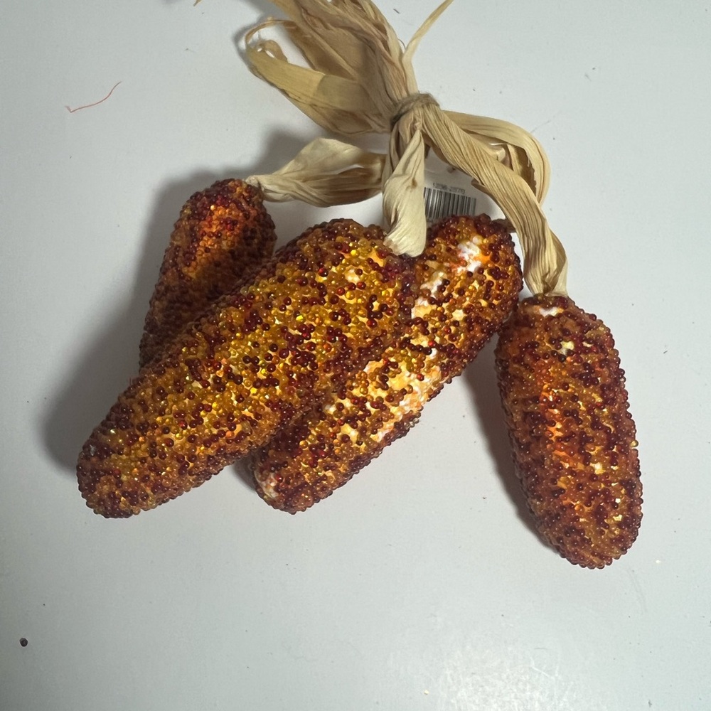 Fall Decor corn for garlands or wreaths corn beads thanksgiving decor